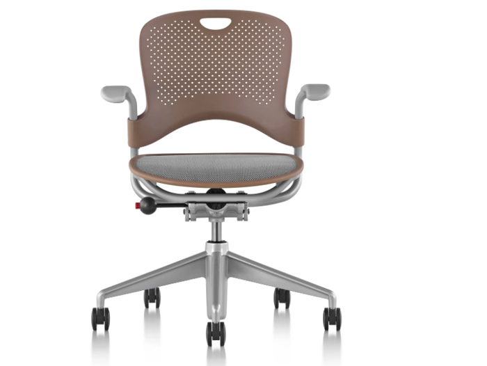 CAPER - Nylon® office chair with armrests with 5-Spoke base _ Herman Miller